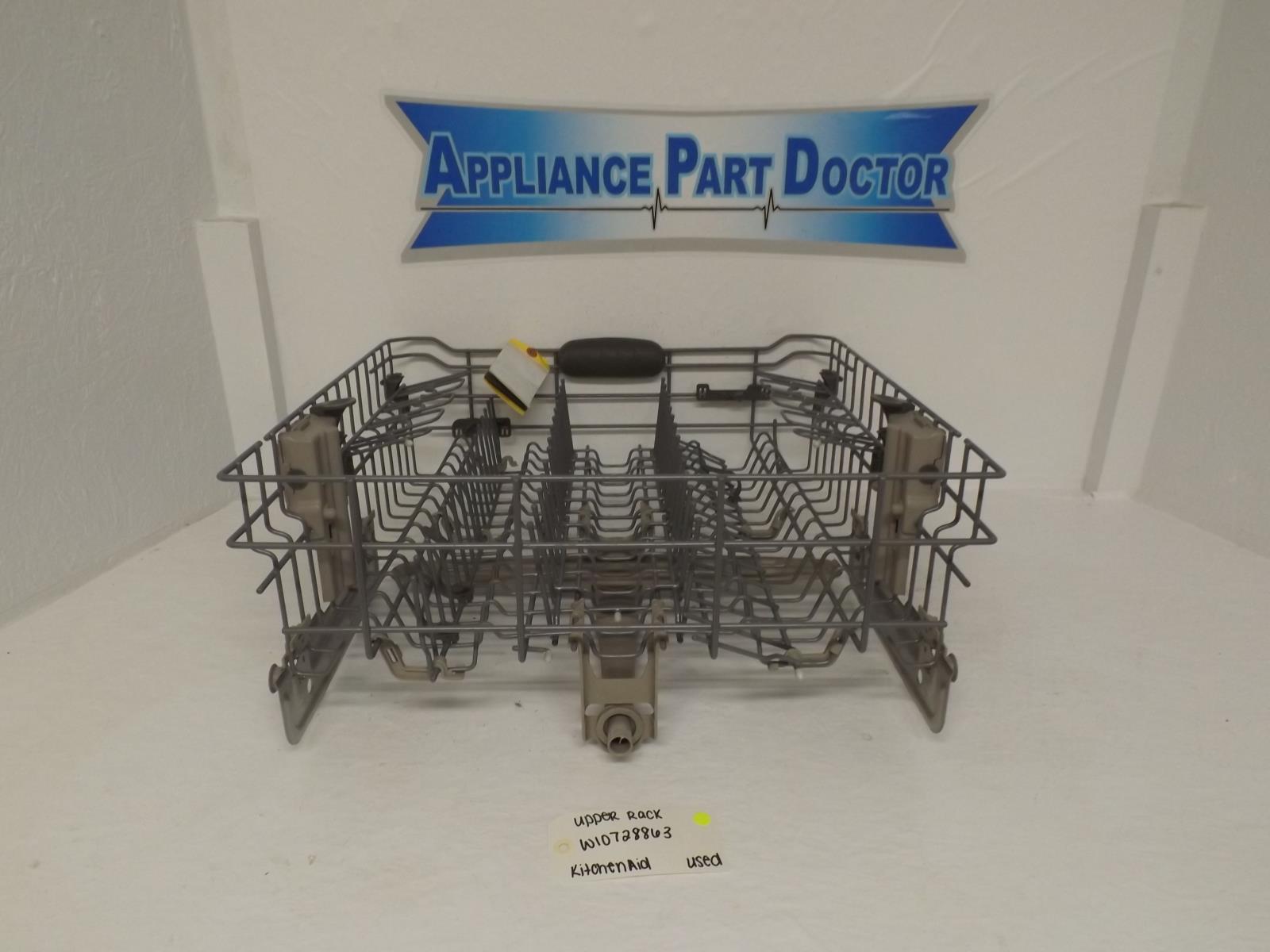 KitchenAid Dishwasher W10728863 Upper Rack Used KitchenAid Dishwasher W10728863 Upper Rack Used